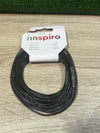 CORDÓN DE Cuero Negro 2 MM x 5 M INNSPIRO