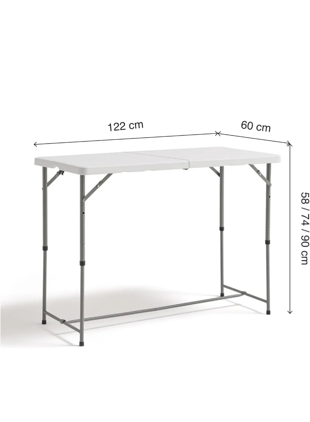 Mesa plegable 122cm - KG KITGARDEN