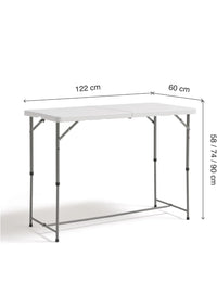 Mesa plegable 122cm - KG KITGARDEN