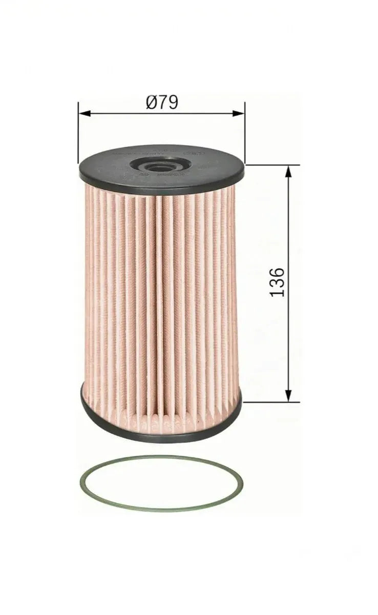 Filtro de combustible N 0008 - BOSCH