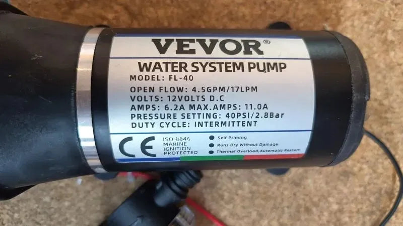 Bomba de diafragma de 12V