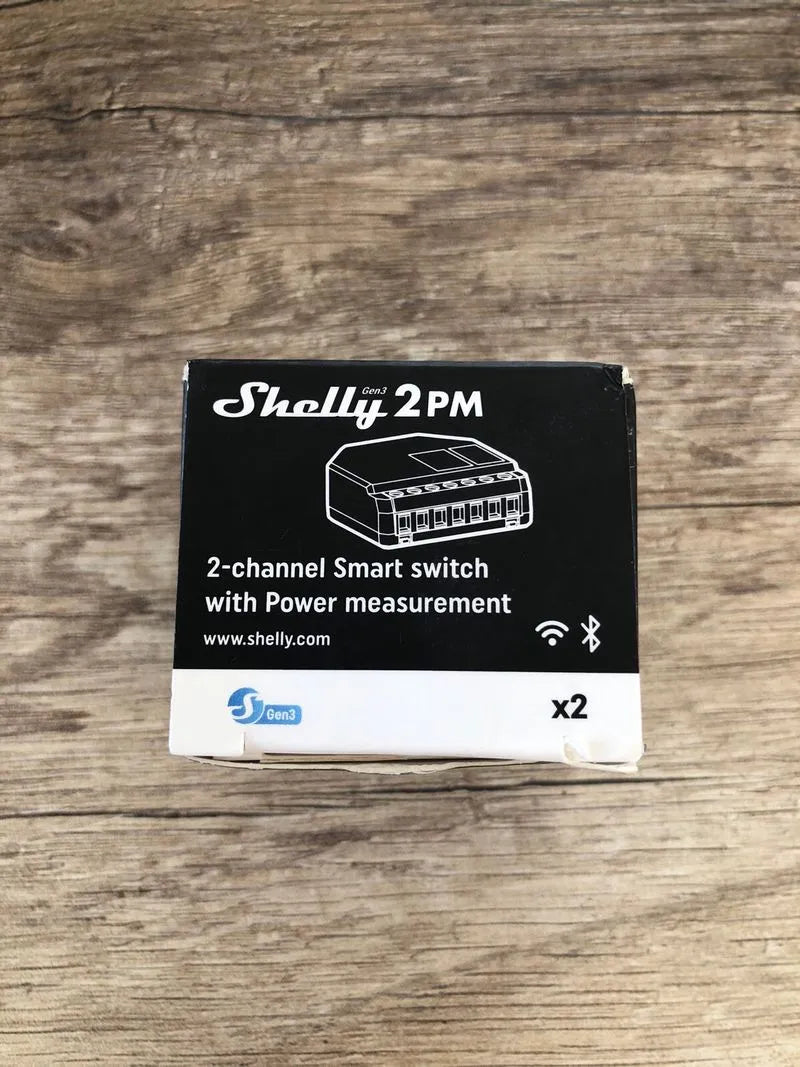 2 x Shelly Gen3 2PM Smart Switch