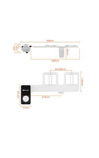 Bidet para WC Ibergrif M41050