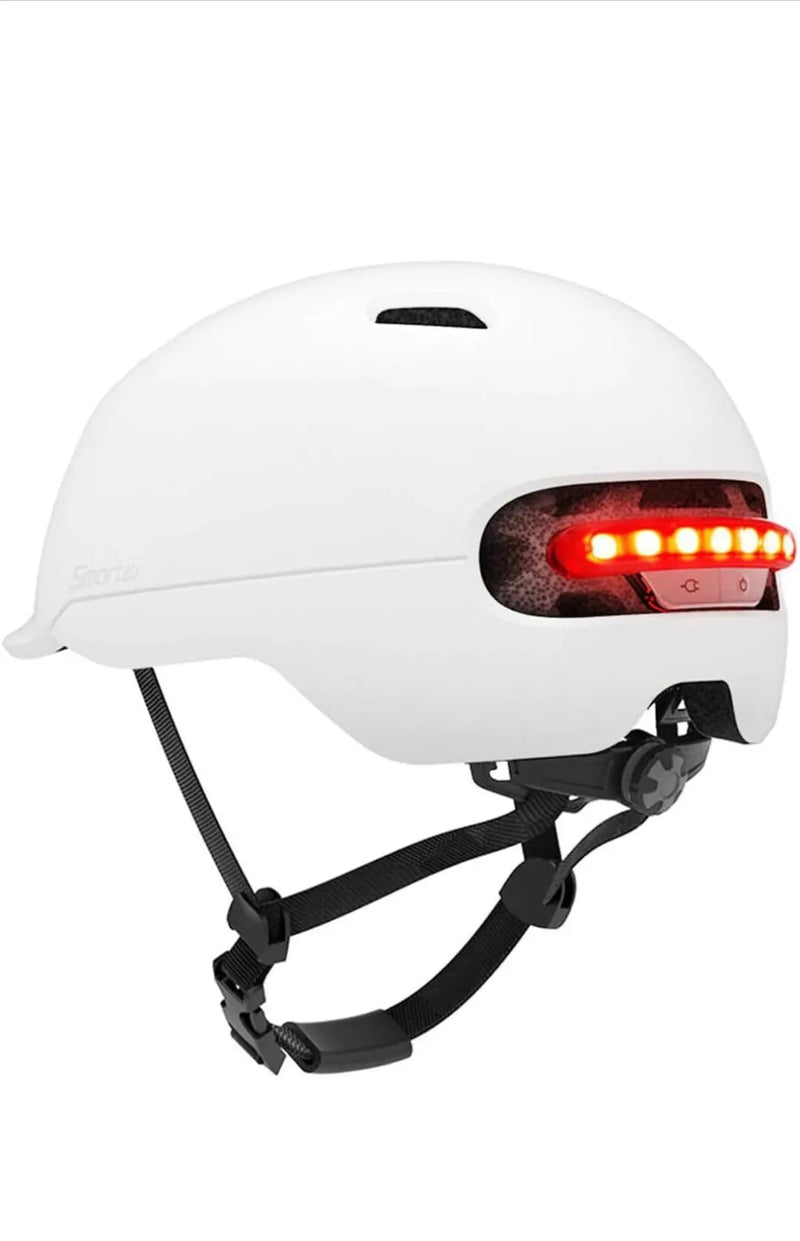 Casco con luz trasera talla M Smart4U