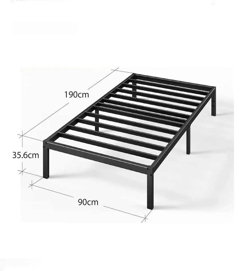 Cama 90 x 190 cm - 36 cm de Altura con Almacenamiento