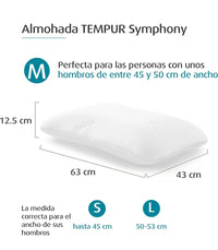 Almohada viscoelástica ergonómica - Tempur