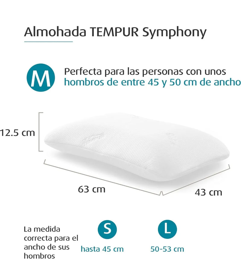 Almohada viscoelástica ergonómica - Tempur