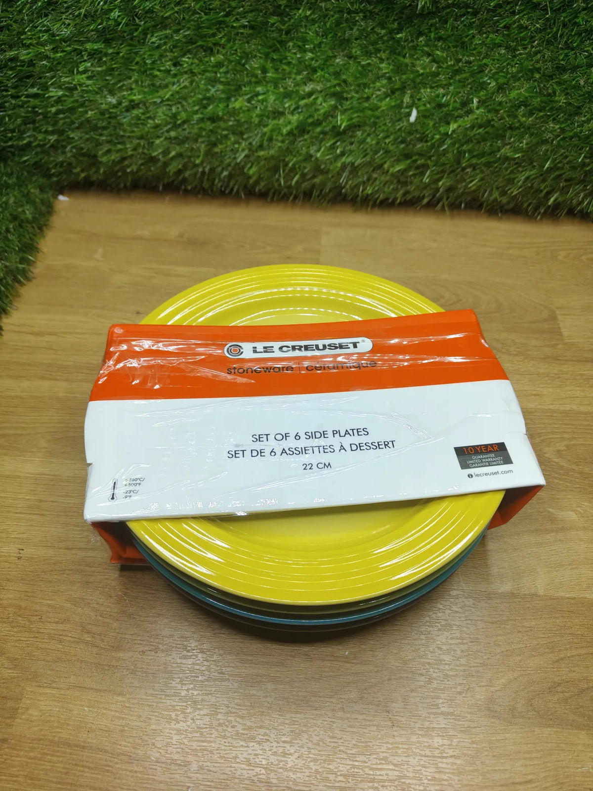 Set de 4 platos de gres LE CREUSET