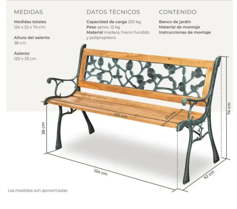 Banco de jardín