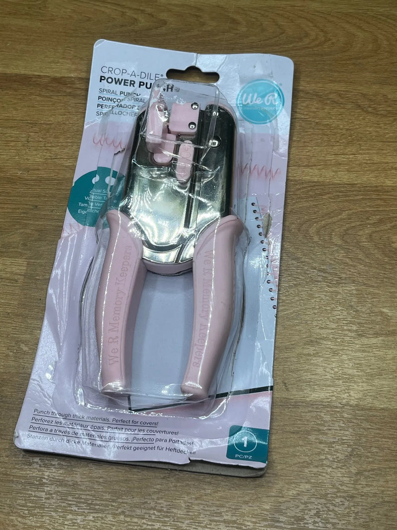 Perforadora Manual Rosa We R