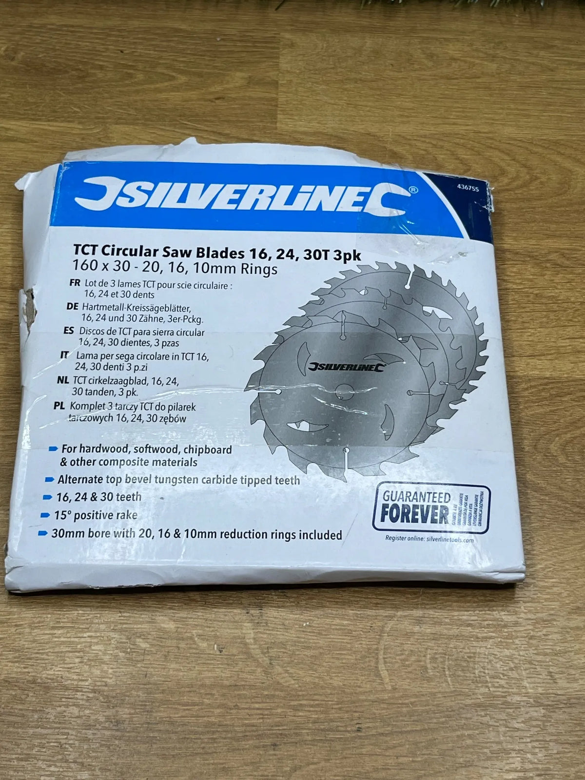 Hojas de sierra circular Silverline