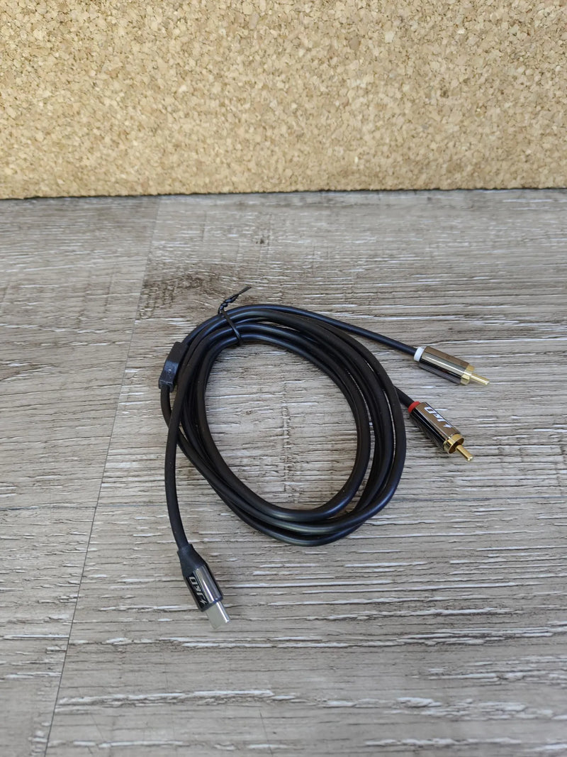 Cable de audio USB C a 2RCA