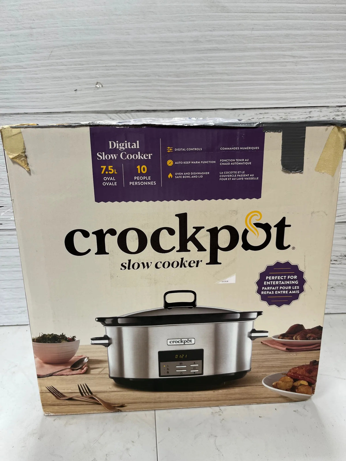 Olla de Cocción Lenta Digital 7,5 L Crockpot