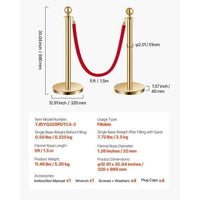 Postes de control de multitudes - VEVOR