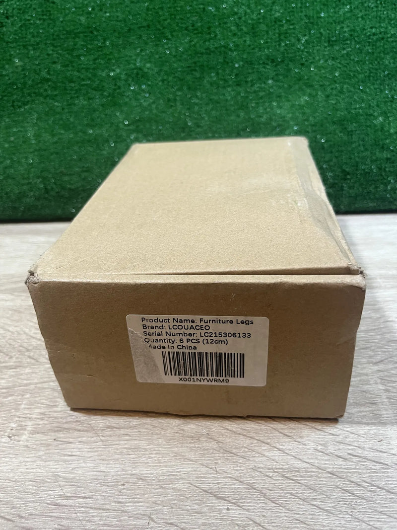 Juego de 4 patas de madera maciza