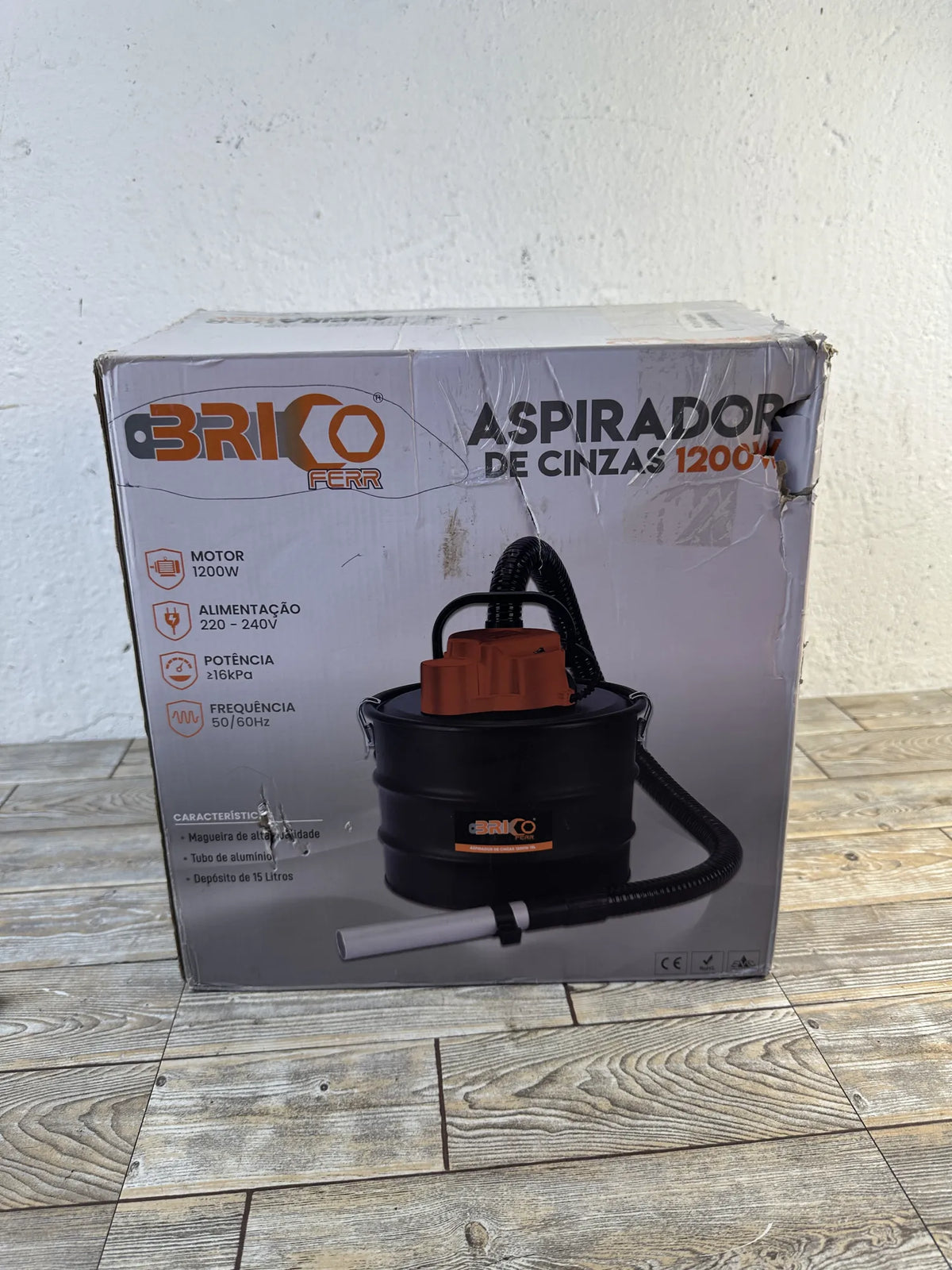 Aspirador de cenizas