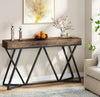 Mesa de consola con base de metal - Tribesigns