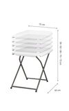 Mesa Plegable Auxiliar con Altura Ajustable