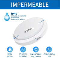 Aplique de Pared Exterior LED
