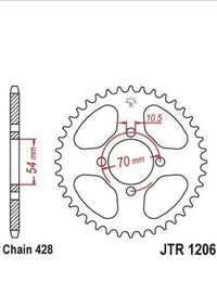 HONDA CBR 125R KIT CADENA Y PIÑÓN