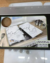Placas cobertoras de vidrio universales Mármol 2 u