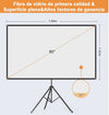 Pantalla proyector con trípode