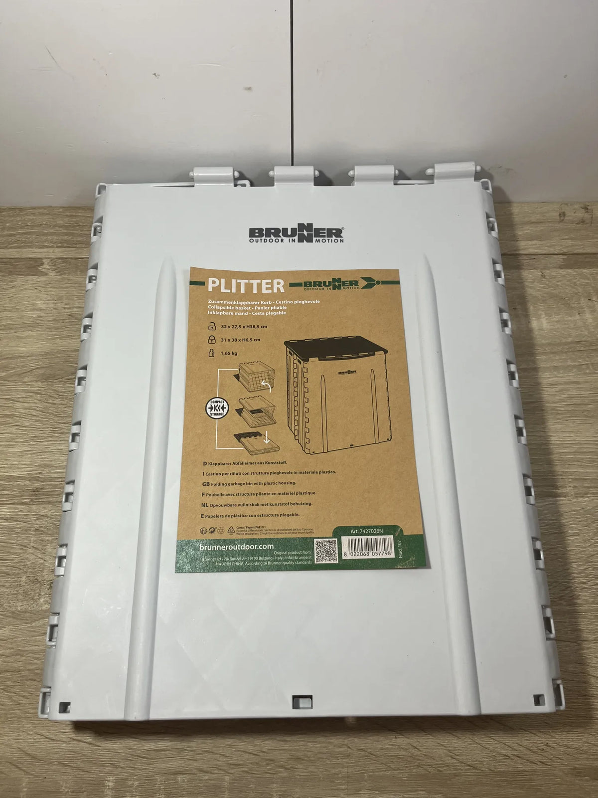 Cubo de basura plegable BRUNNER