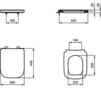 Asiento con tapa - Ideal Standard