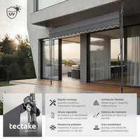 Toldo plegable para balcón