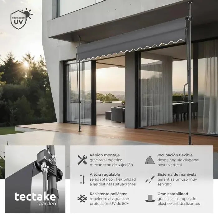 Toldo plegable para balcón