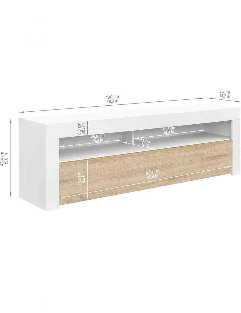 Mueble de TV - Mesa de Salón de Estilo Moderno
