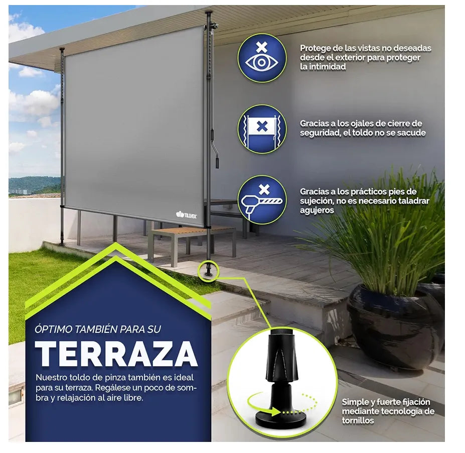 Toldo vertical tillvex