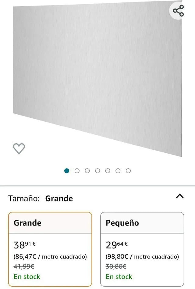 Compactor - Vajillero mural, Plata, 50 x 0.2 x H.9