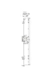 Tesa Assa Abloy 2230L33AI Cerradura Multipunto