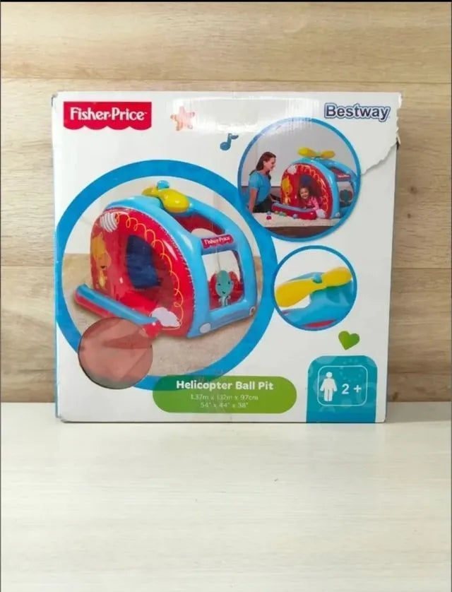 Piscina de Bolas Hinchable Diseño Helicóptero Fish