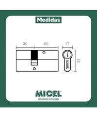 Cilindro de Seguridad 13102 MICEL