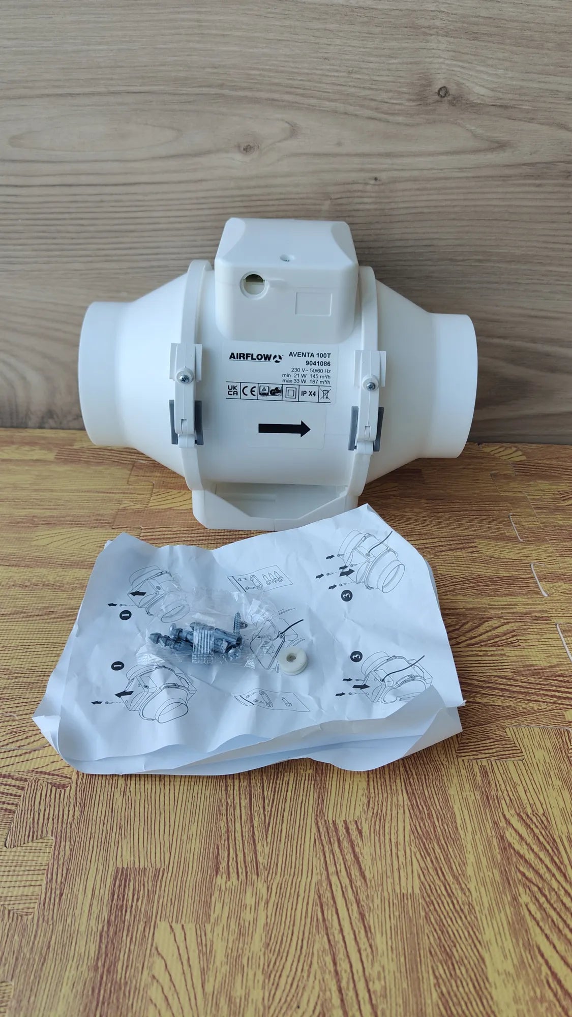 Ventilador de flujo mixto para conductos Aventa