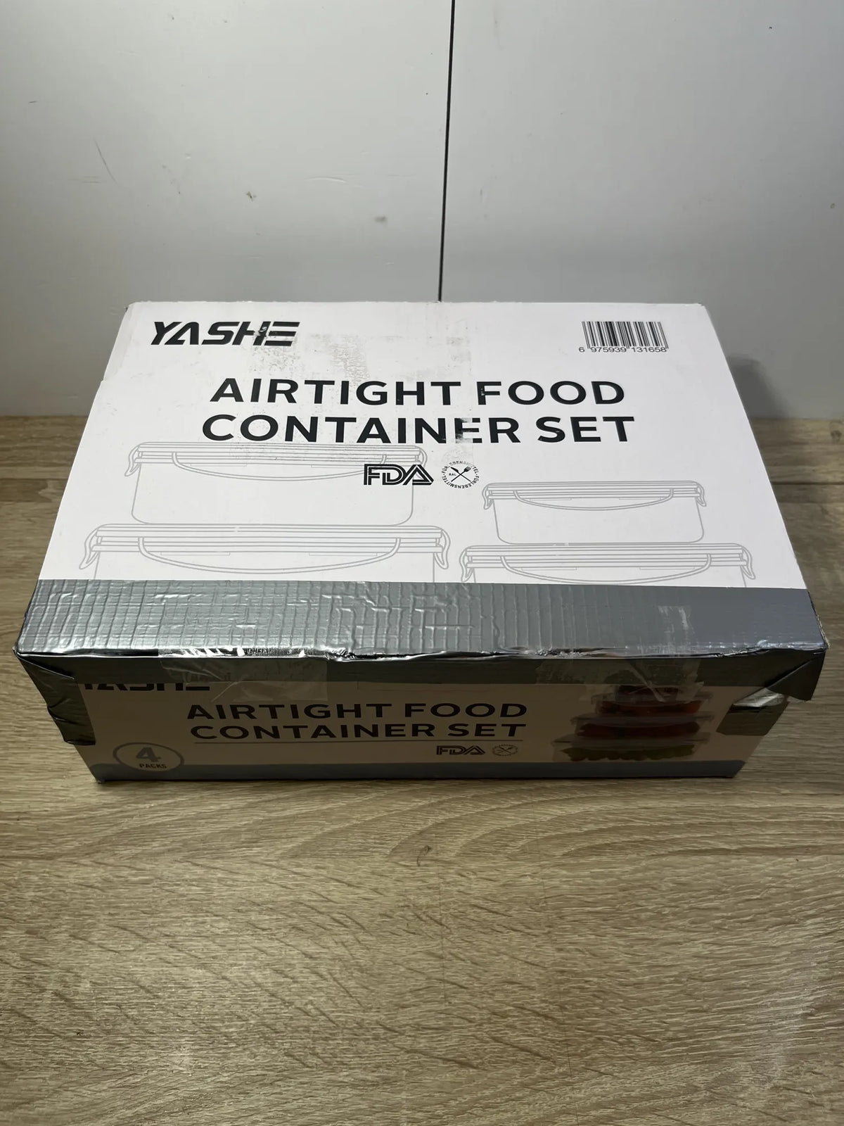 Envases para Alimentos 4 tapers YASHE