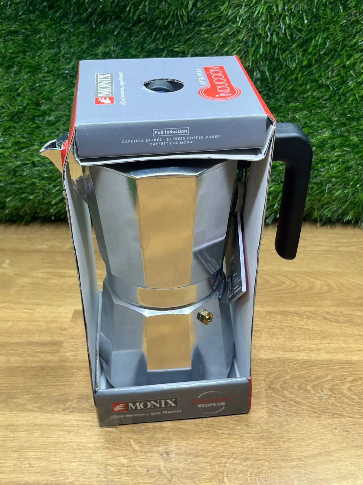 Cafetera 9 Tazas italiana de inducción Monix