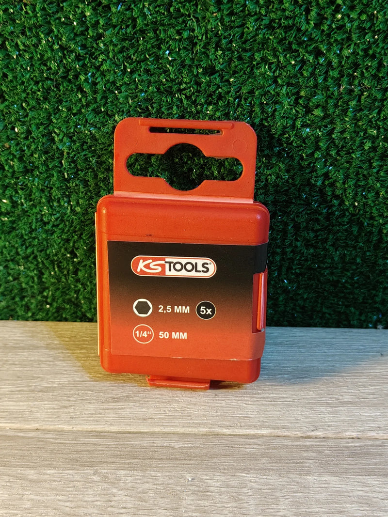 Punta para tornillos con encastre hexagonal KS Tools