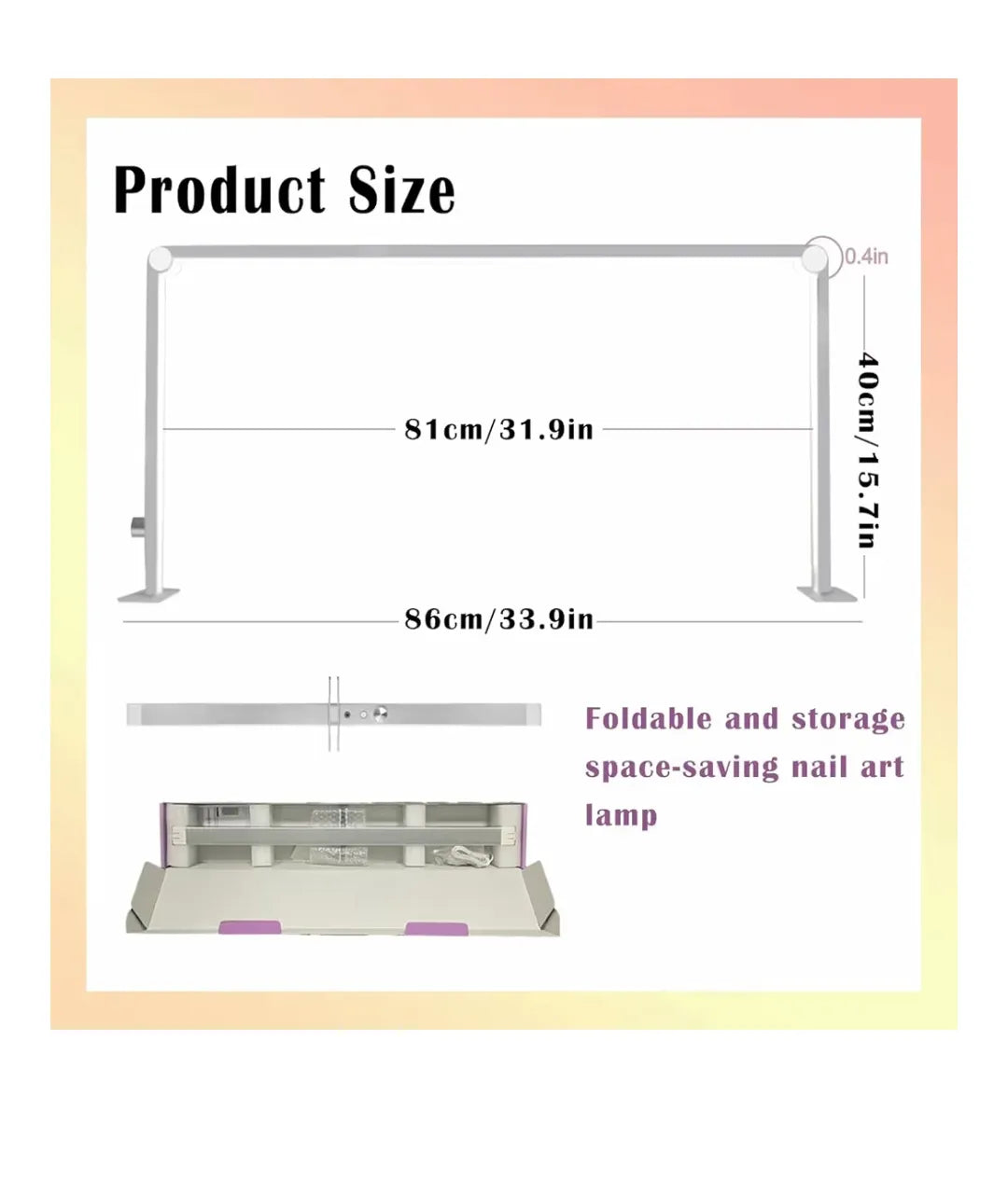 Lámpara LED Plegable