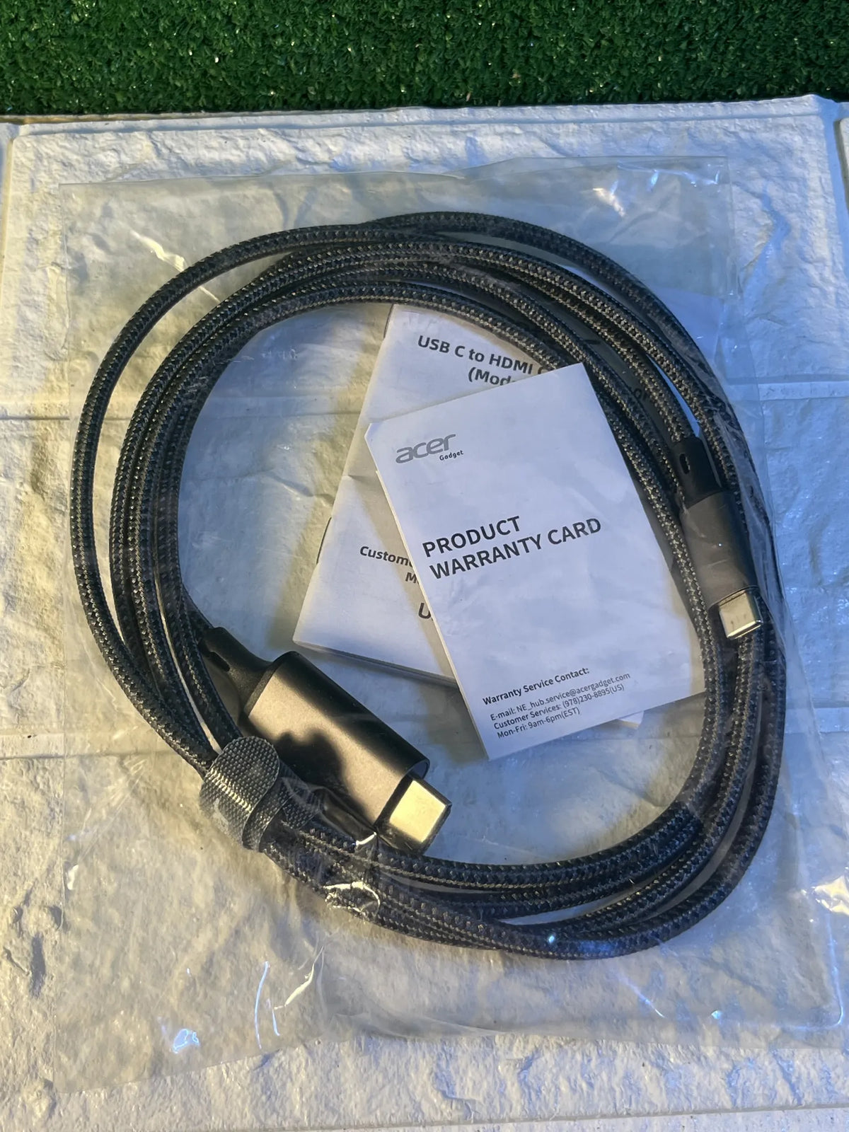 Cable USB C a HDMI 4K@60Hz ACER