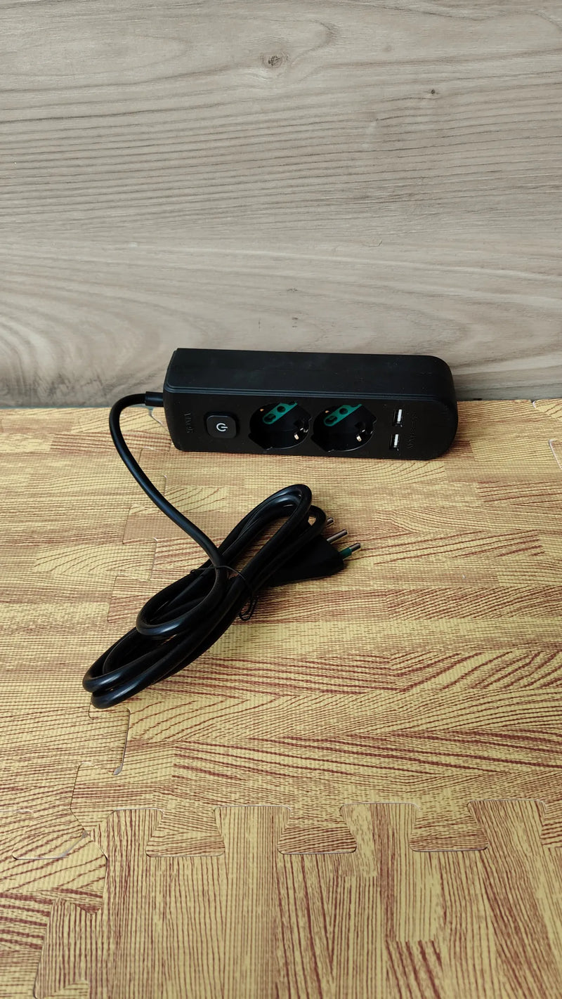 Enchufe múltiple con Interruptor y Cable de 1,5 m