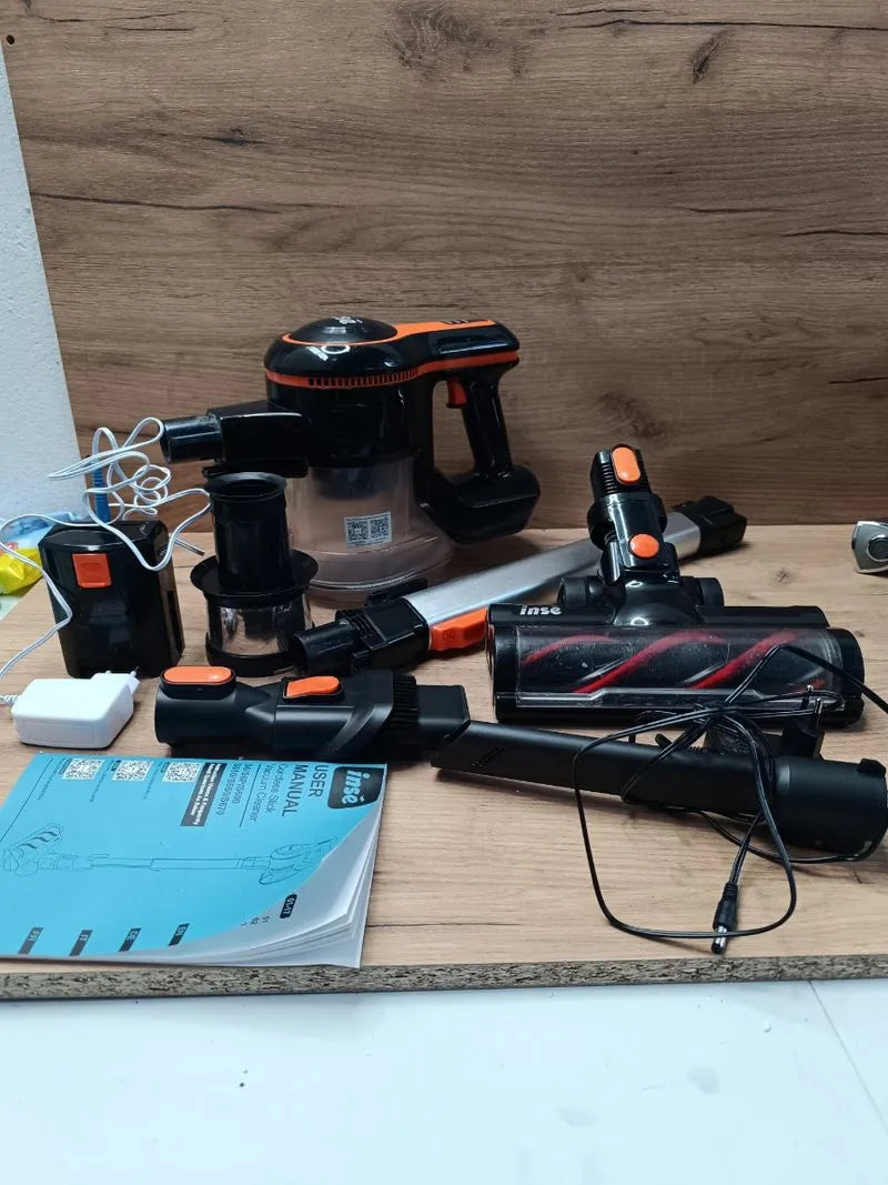Aspirador inalámbrico, Naranja INSE S600