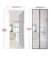 Mosquitera magnética para puerta