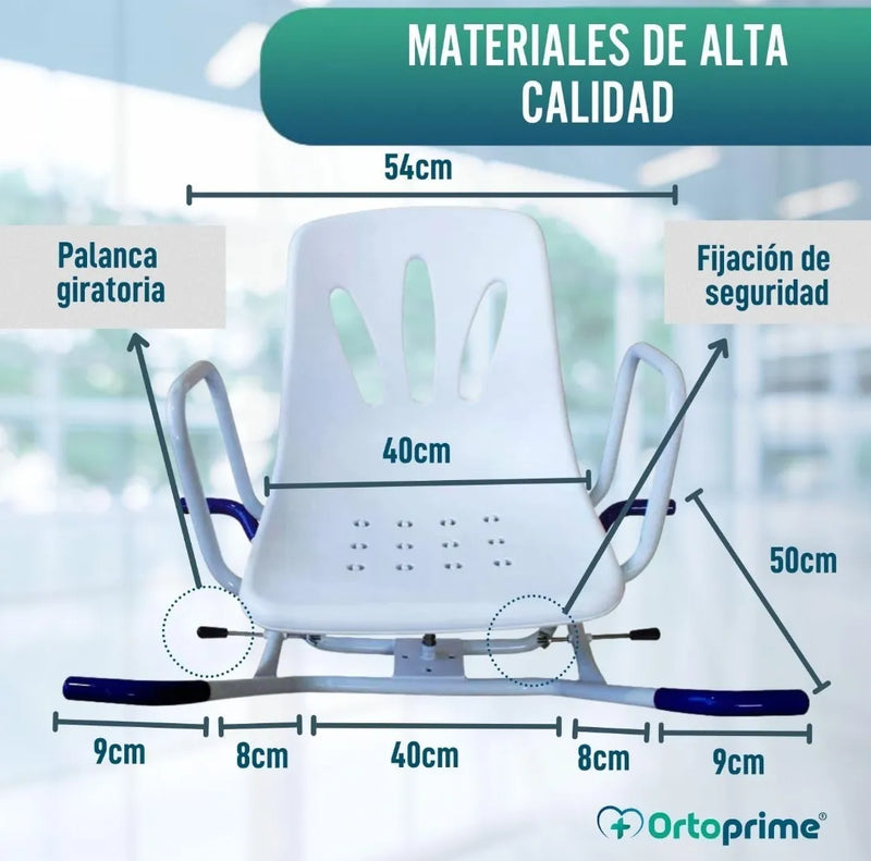 Silla bañera giratoria 360 grados - Ortoprime