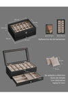 Caja de Relojes con 12 Espacios SONGMICS