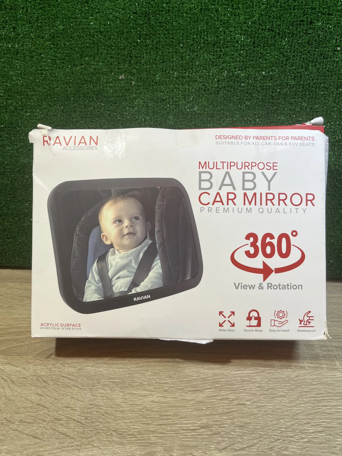 Espejo de coche para bebé RAVIAN