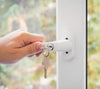 Juego de 4 pomos de puerta con llave - Kwmobile