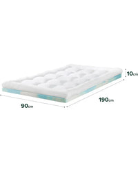 Topper 90x190 cm – Grosor de 10 cm - ZINUS